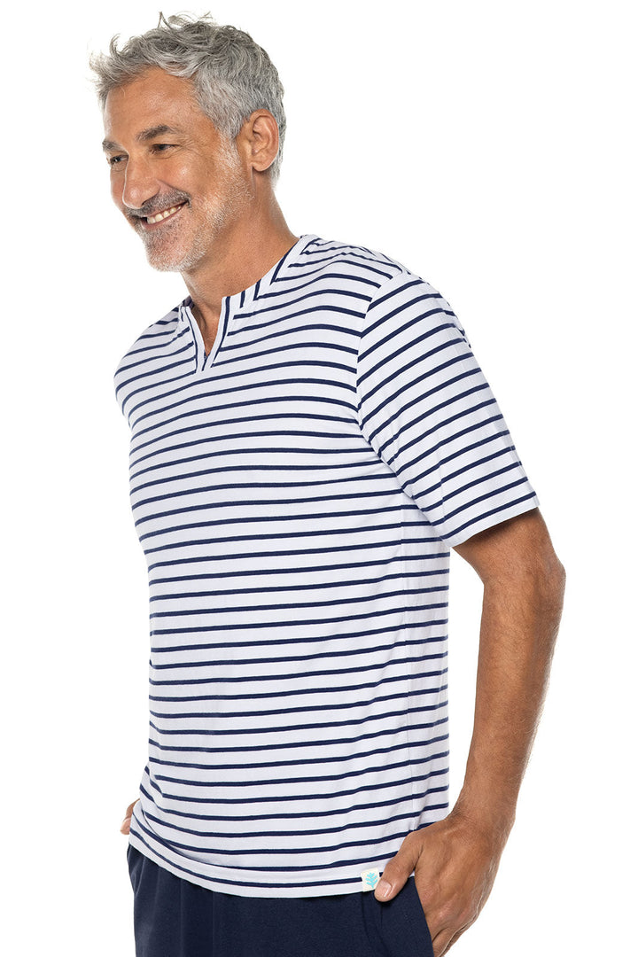 Color_White/Navy Stripe