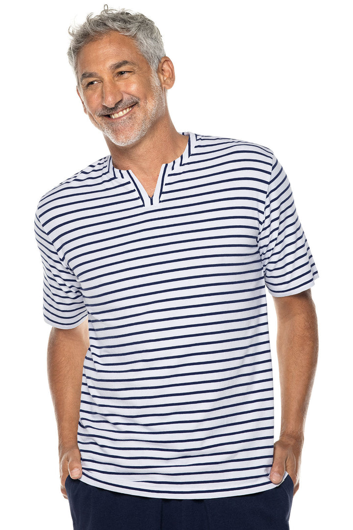 Color_White/Navy Stripe