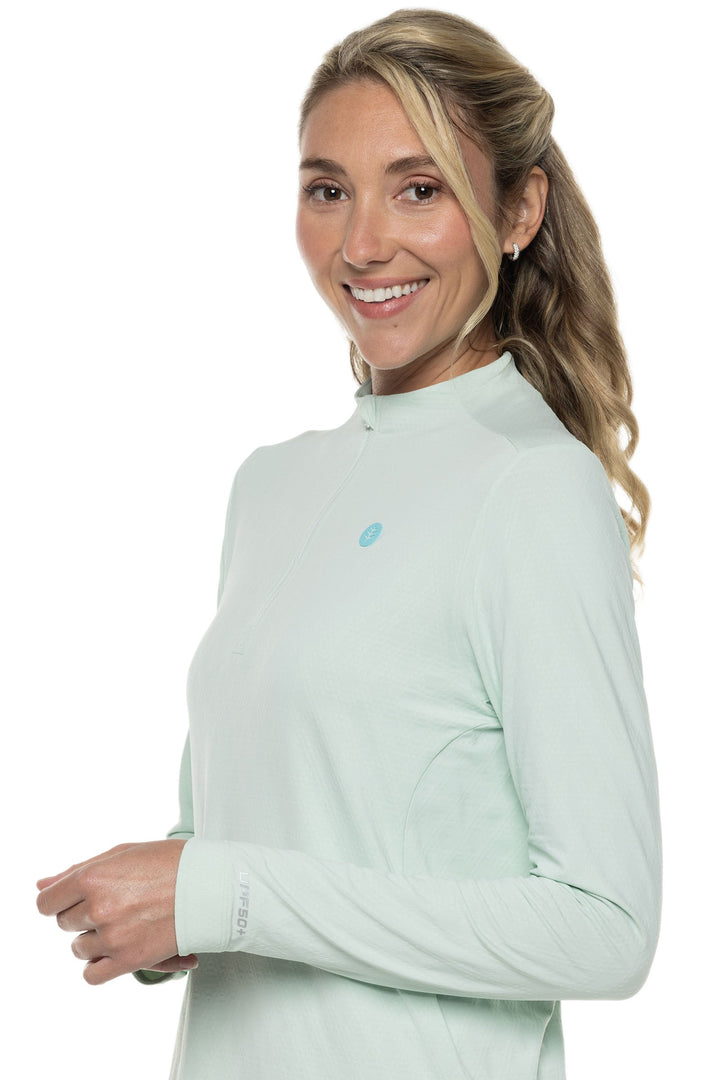 Color_Misty Aqua Diamond Jacquard