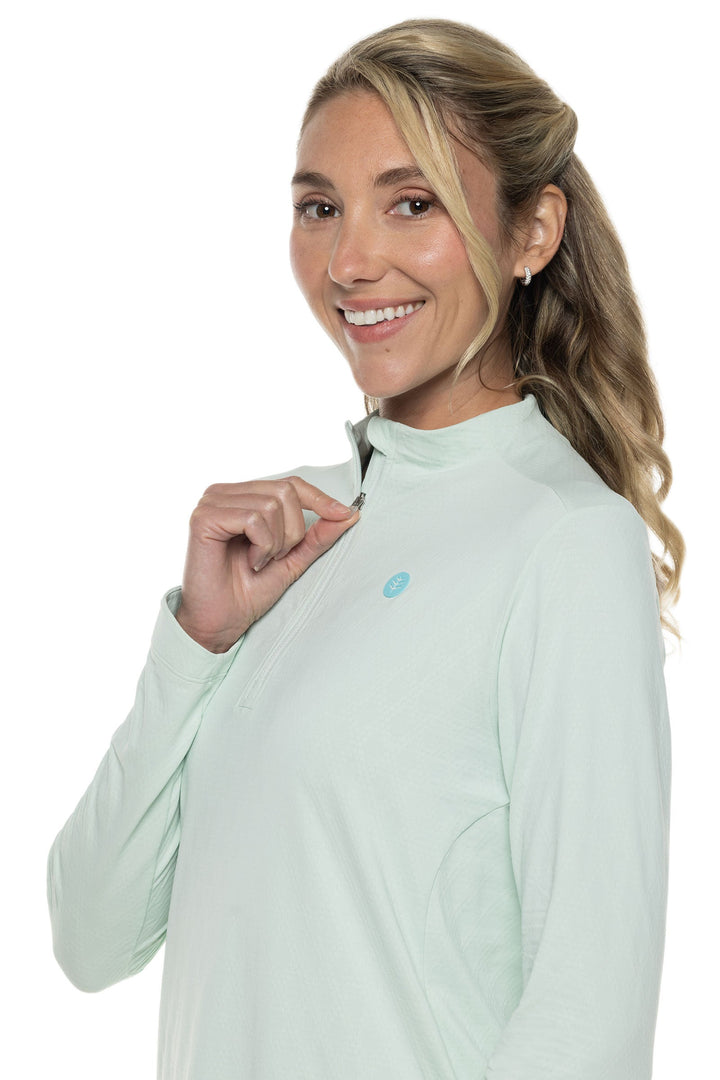 Color_Misty Aqua Diamond Jacquard