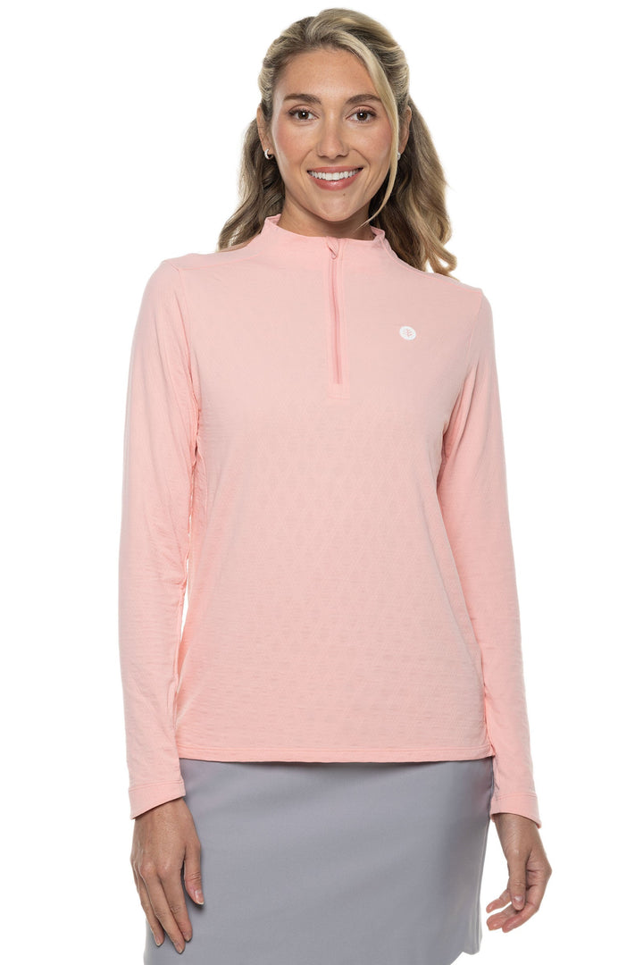 Color_Peachy Pink Diamond Jacquard