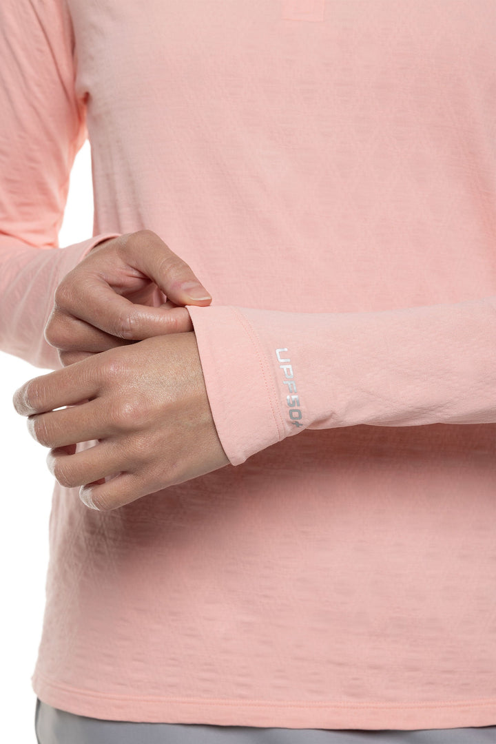 Color_Peachy Pink Diamond Jacquard