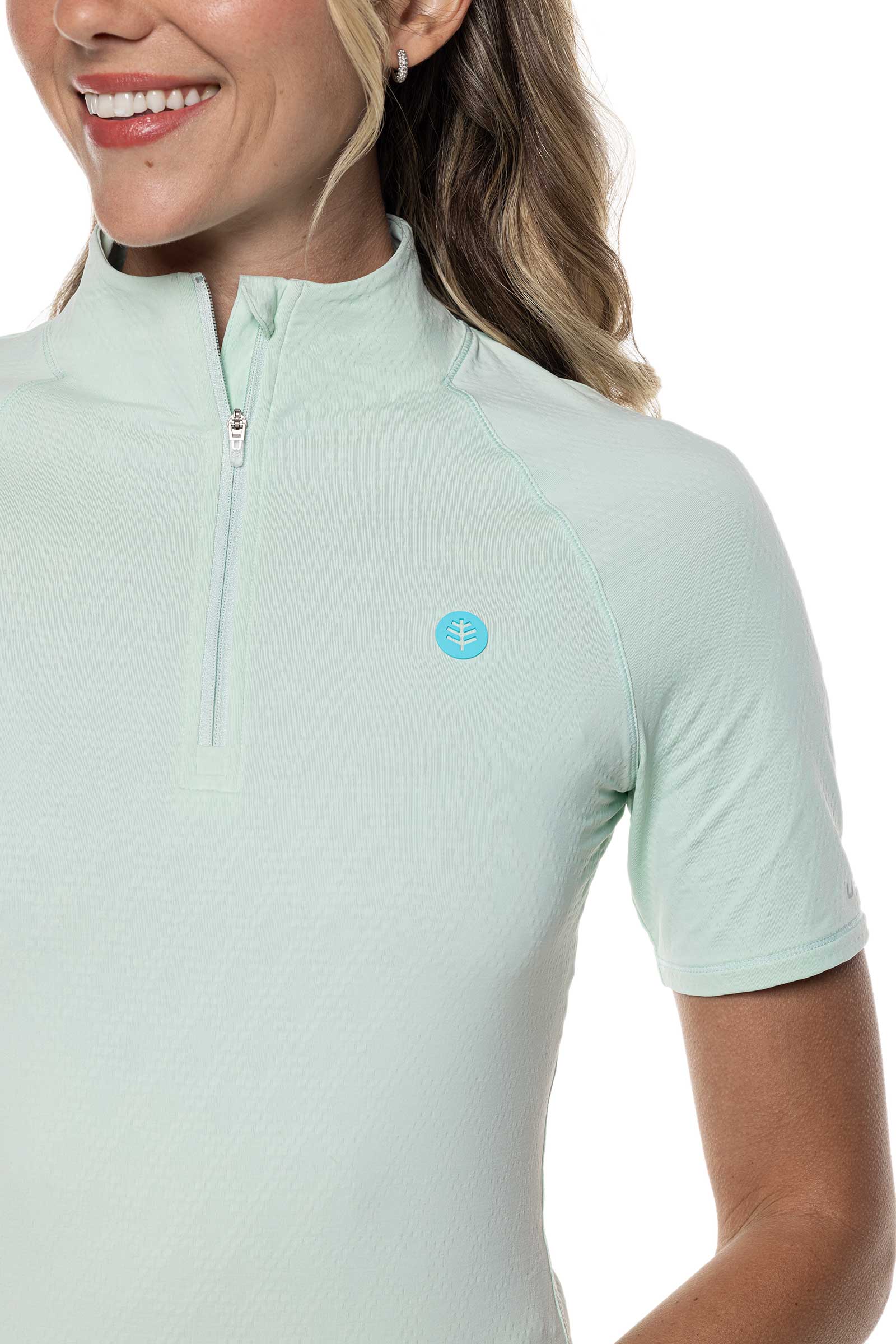 Color_Misty Aqua Diamond Jacquard